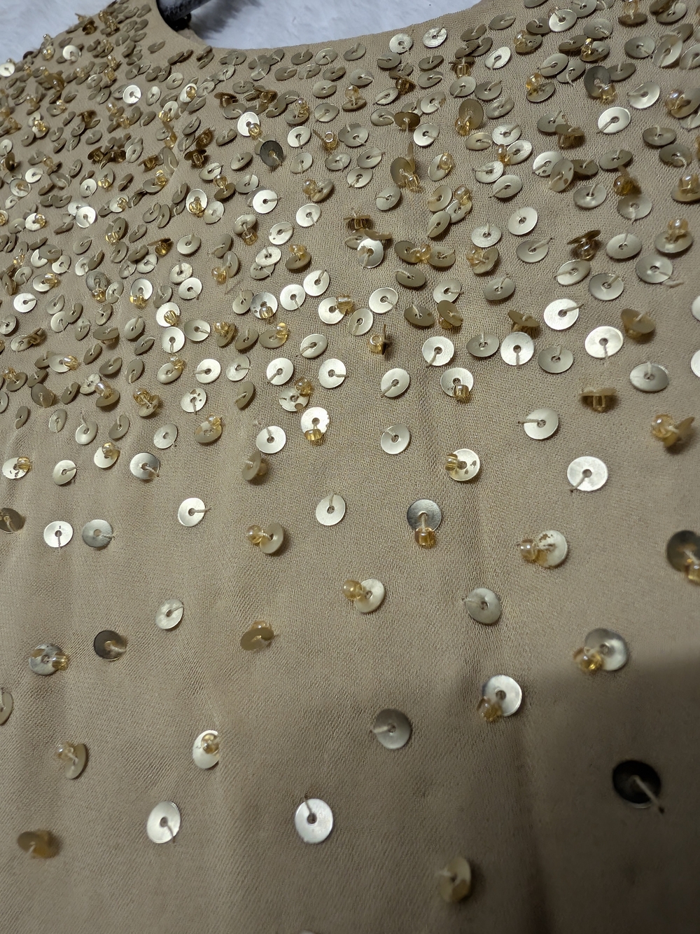 Talbots Gold Sequin Sleeveless Camisole - Picture 2 of 9